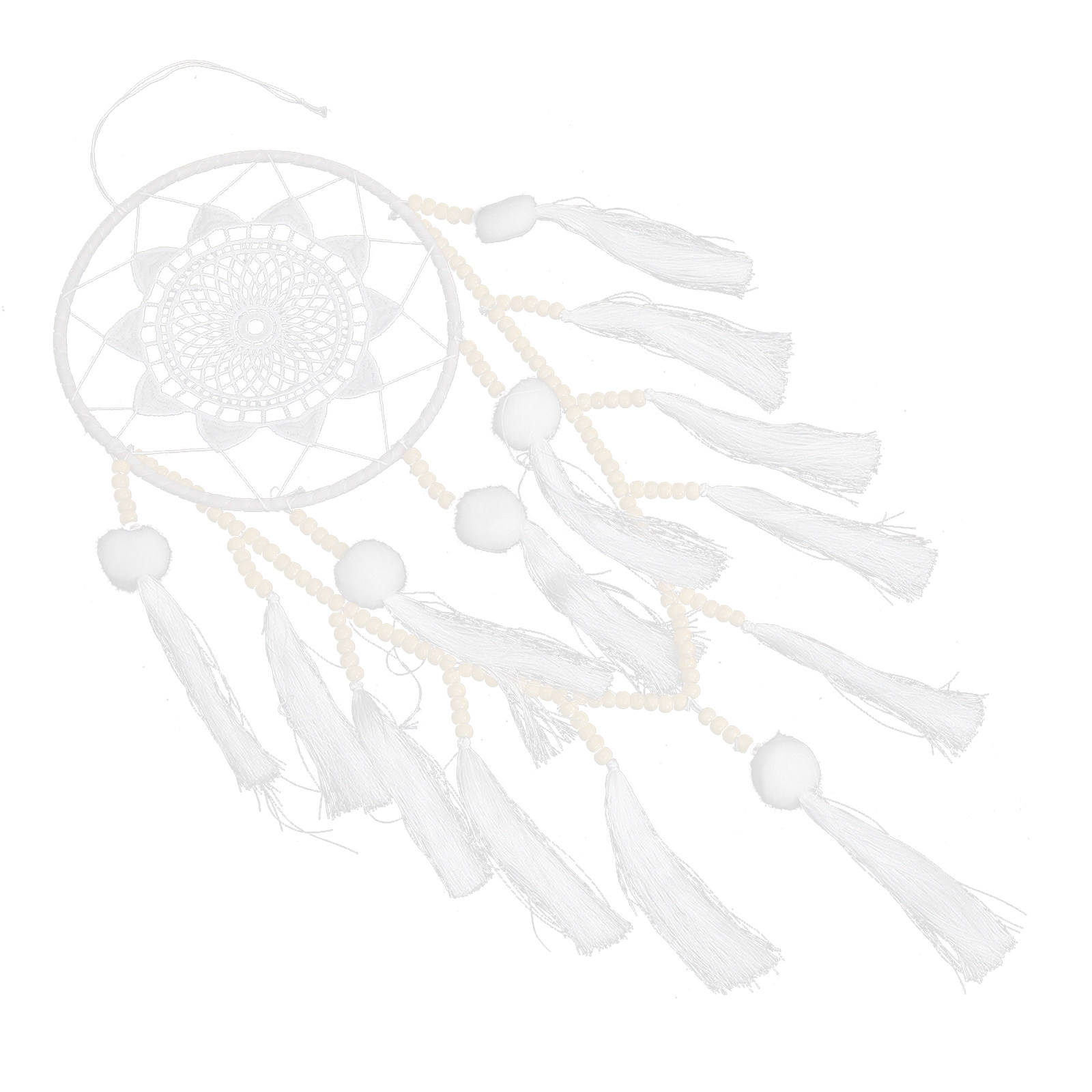Atrapasueños Grande Blanco Boh - Macrame Wall Hanging reseña y precio