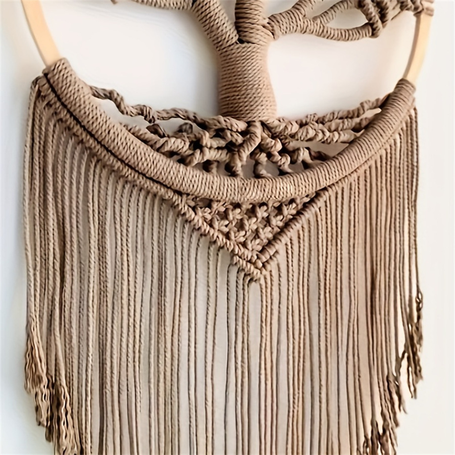 Árbol de la vida macramé colga - Macrame Wall Hanging reseña y precio