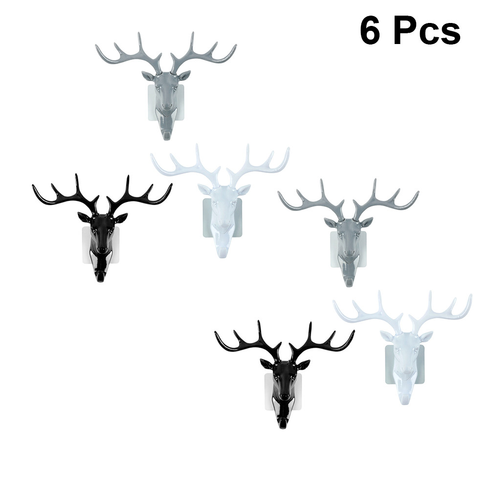 6 ganchos de pared con forma d - Home Decor Organizer reseña y precio