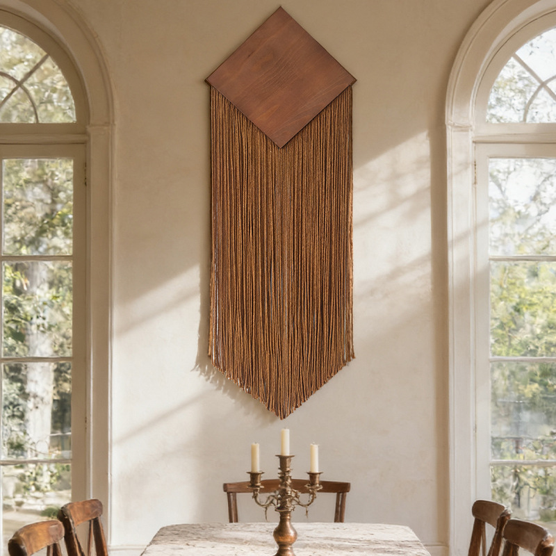 Tapiz Bohemio de Cuerda de Alg - Macrame Wall Hanging reseña y precio