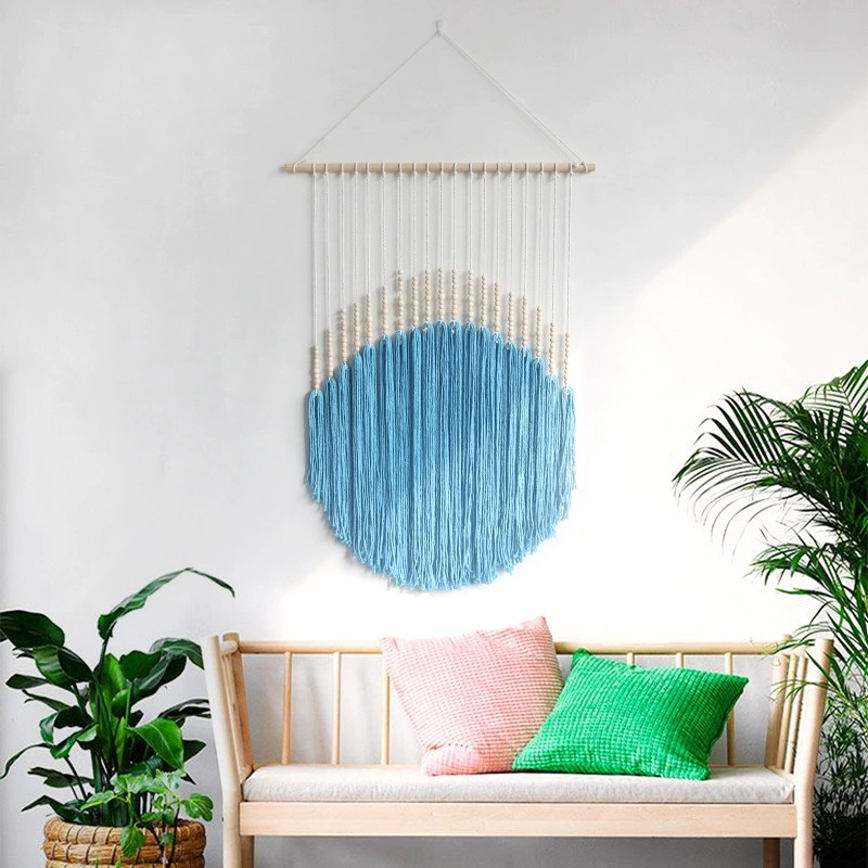 Macramé semicircular para colg - Macrame Wall Hanging reseña y precio