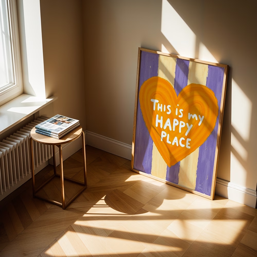 Cuadro moderno y retro con fra - Home Decor Quotes reseña y precio
