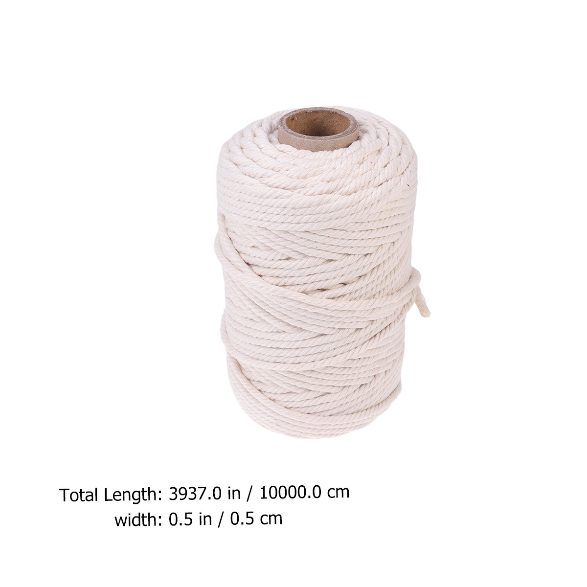 Cuerda de Algodón Natural de 1 - Macrame Wall Hanging reseña y precio