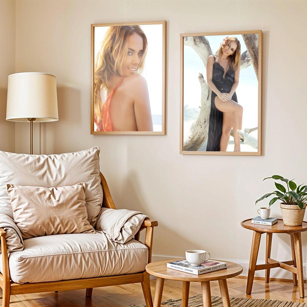 Póster de la cantante Z-Zhanna - Home Decor Living Room Ideas reseña y precio