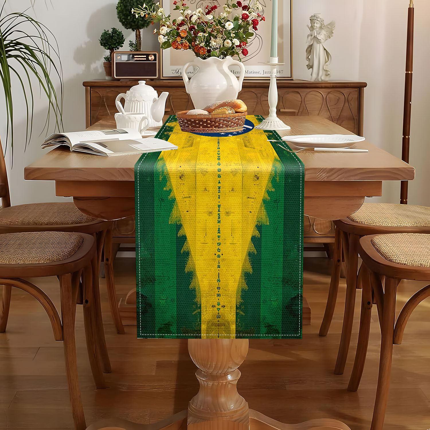 1 pieza de bandera de mesa tem - Home Decor Exchange reseña y precio