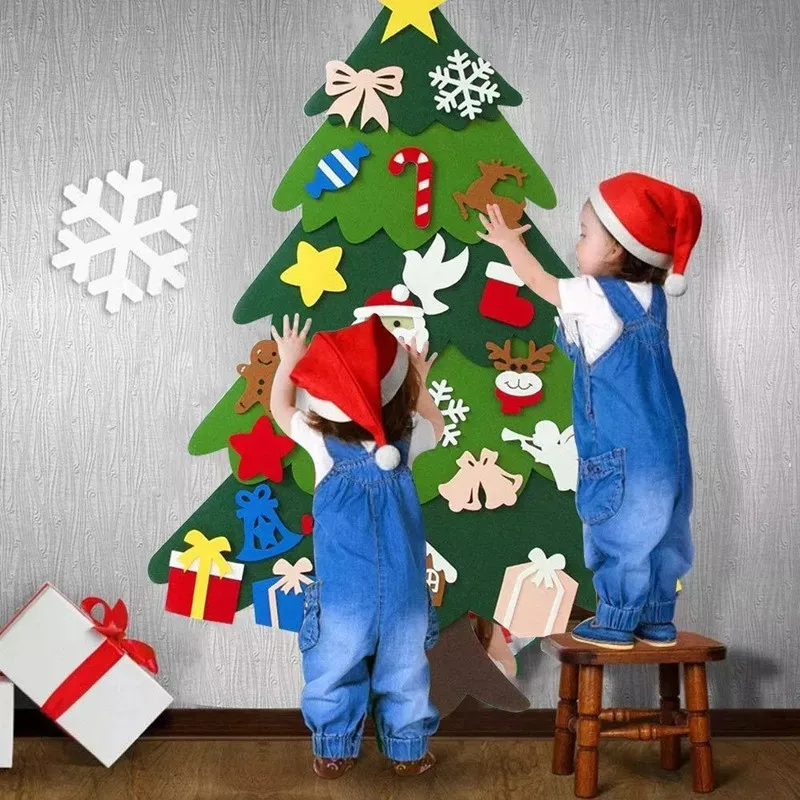 Árbol de Navidad de fieltro DI - Home Decor Xmas Tree reseña y precio