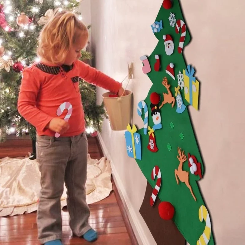 Árbol de Navidad de fieltro DI - Home Decor Xmas Tree reseña y precio