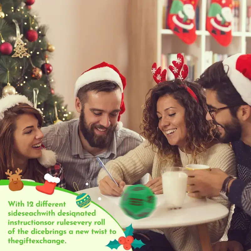 1/2 Uds juego de Navidad dados - Home Decor Exchange reseña y precio
