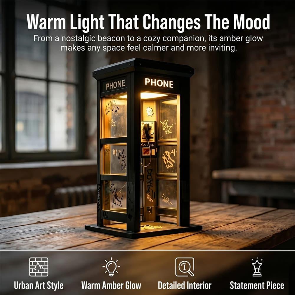 Lámpara de mesa estilo cabina  - Home Decor Light reseña y precio