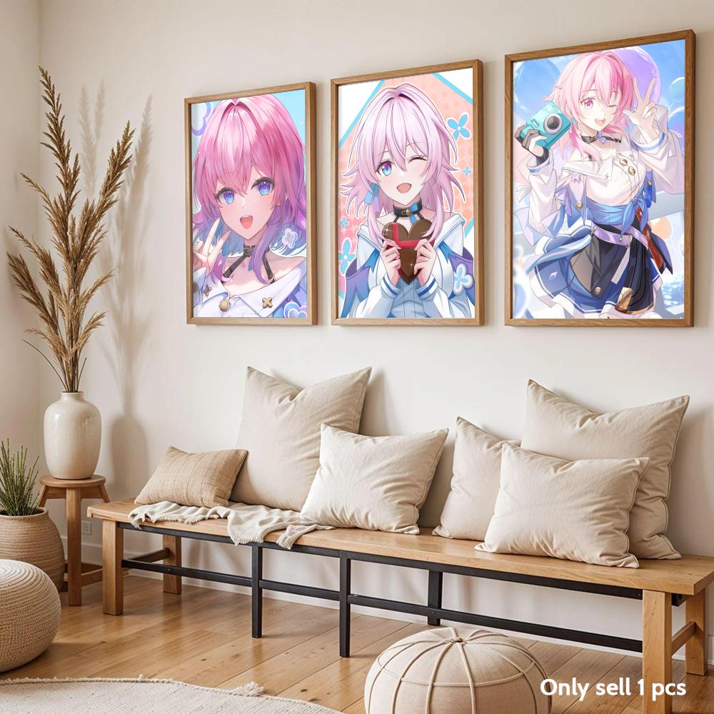 Póster Honkai del 7 de marzo,  - Home Decor Living Room Ideas reseña y precio