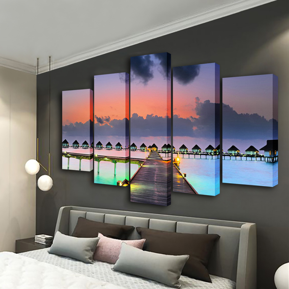 Arte de pared pintura de puest - Home Decor Mirror reseña y precio